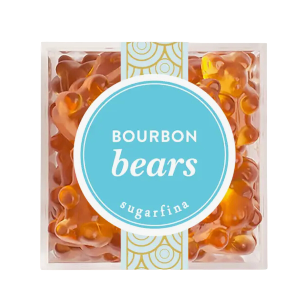 Sweetly crafted, bourbon-inspired gummy bears without the alcohol kick.