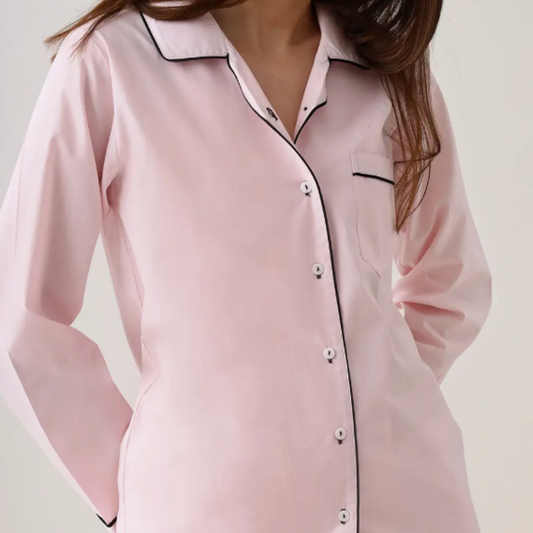 Indulge in supreme comfort with our Luxury Cotton Pajama Set in a soothing shade. Customize your own gift box experience at Me To You Box and elevate your sleepwear collection.