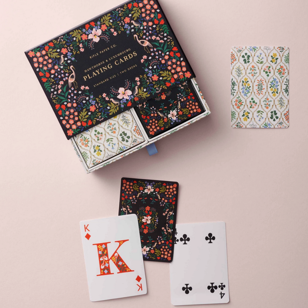 Beautifully boxed dual deck of cards.