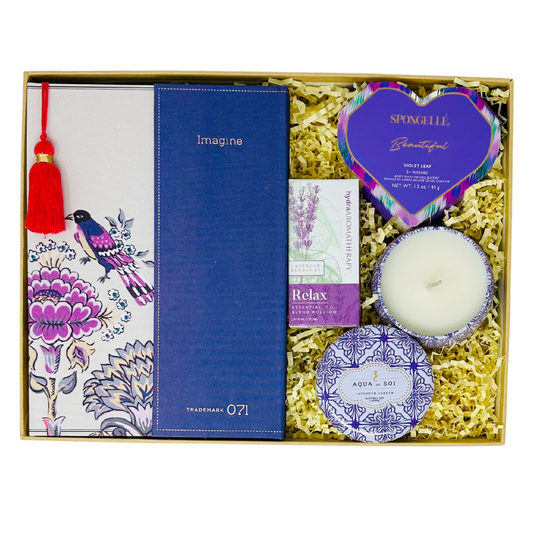 Me To You Box's Lavender Love: Unbox relaxation with a curated gift ensemble, infused with calming lavender delights.