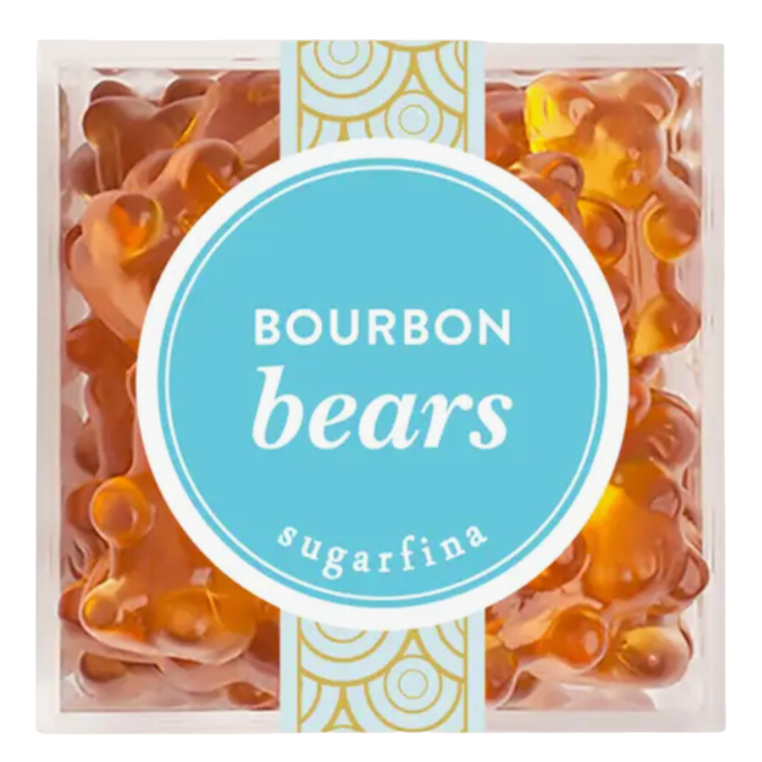 Non-alcoholic sugarfina bourbon gummy bears – all the flavor, none of the booze. A delightful treat!