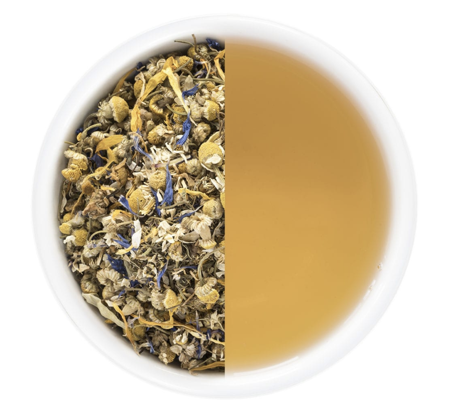 Monista Tea Co loose leaf camomile tea: fragrant, soothing, and perfect for a calming cup of organic bliss.