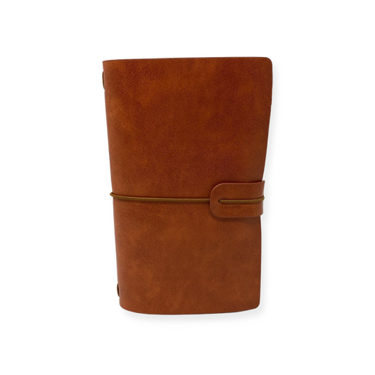 Elegant faux leather journal with intricate detailing, perfect for creative minds. Available online at Me To You Box.