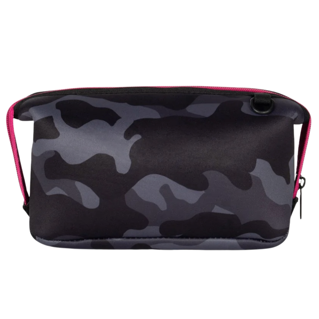Sleek Midnight Camo Cosmetic Bag - a chic addition to your beauty routine. Ideal for travel or daily use. Available at Me To You Box for custom gift boxes!