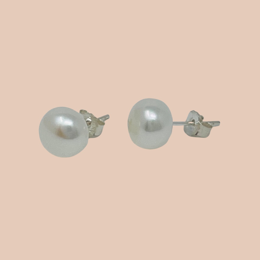 Elegant freshwater pearl earrings, a timeless addition to your jewelry collection. Available to customize in a Me To You Box - create the perfect gift with our build-your-own option!
