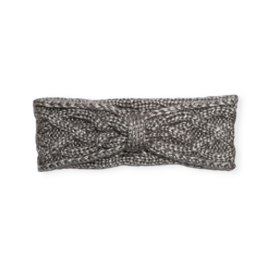 Cozy grey knit headband, perfect for chilly days. Enhance your style with this versatile accessory, available for inclusion in your personalized Me To You Box. Stay warm in style with our grey knit headband. Customize your unique gift box at Me To You Box, and add this chic accessory to create a thoughtful and curated present.