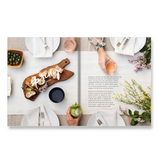 Unlock the art of hosting with the Modern Guide To Entertaining Book. Perfect for curated gift boxes, enhance your Me To You Box with this stylish guide to elevate any celebration. Book on hosting a party.