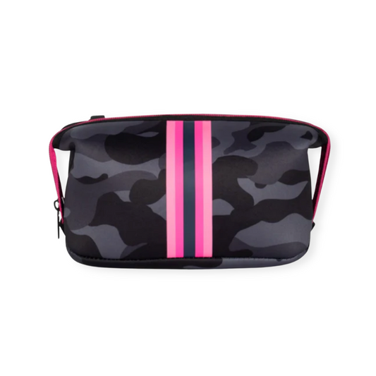 Sleek Midnight Camo Cosmetic Bag - a stylish travel companion, perfect for organizing your essentials. Add to your custom gift box at Me To You Box.