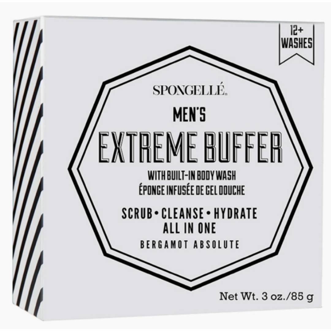 spongelle men's extreme infused body buffer
