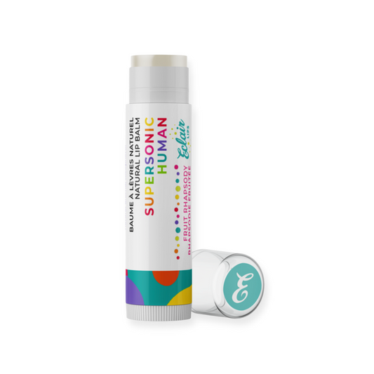 Supersonic Human Lip Balm: Pure, natural goodness for your lips.