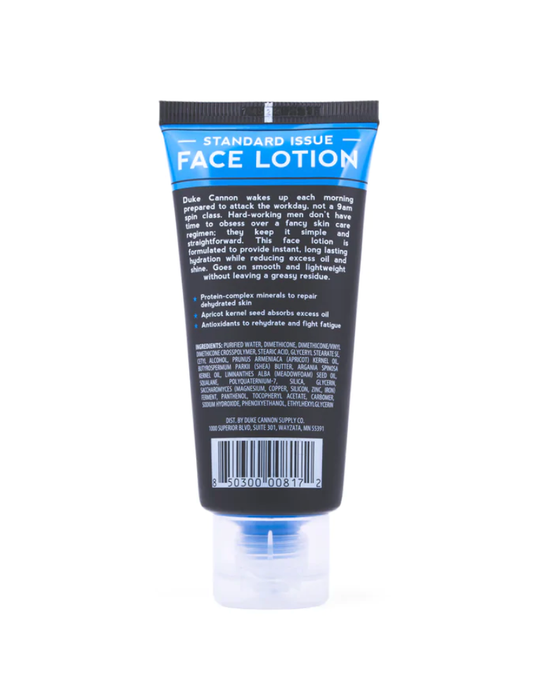 Unlock a new level of skincare with Duke Cannon's Men’s Face Lotion. Combat dryness, achieve a fresh look. Find it conveniently at Me To You Box online.