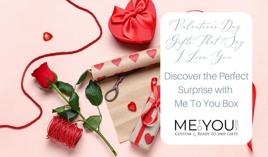 Pink background with red roses, red string and red hearts.