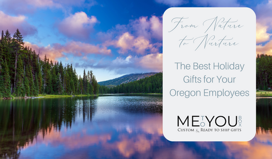 Lake that is smooth as glass with reflections of green evergreen trees and a colorful sunset.