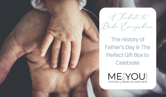 Father's Day and Me To You Box gifts they pay tribute to dads everywhere with a baby's hand on top of a father's hand..