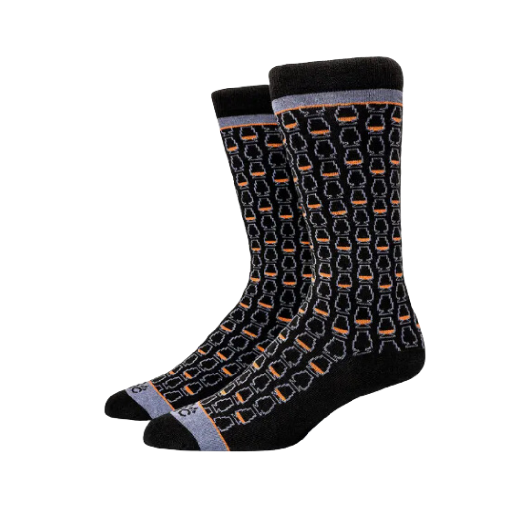 whiskey glass mens socks