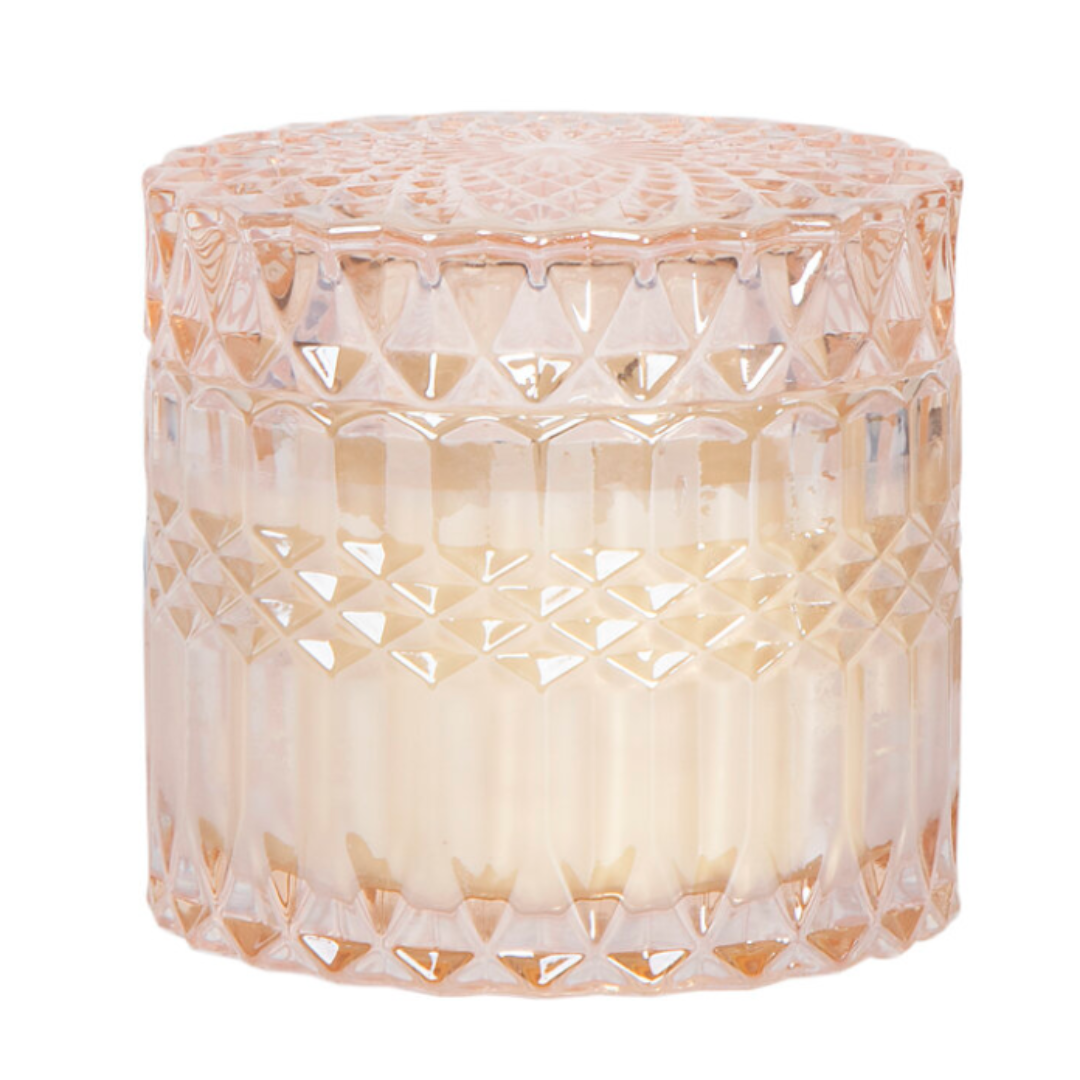 Captivating Glass Shimmer Candle, radiating warm glow, a perfect addition to your Me To You Box – customize and create the ultimate gift experience!