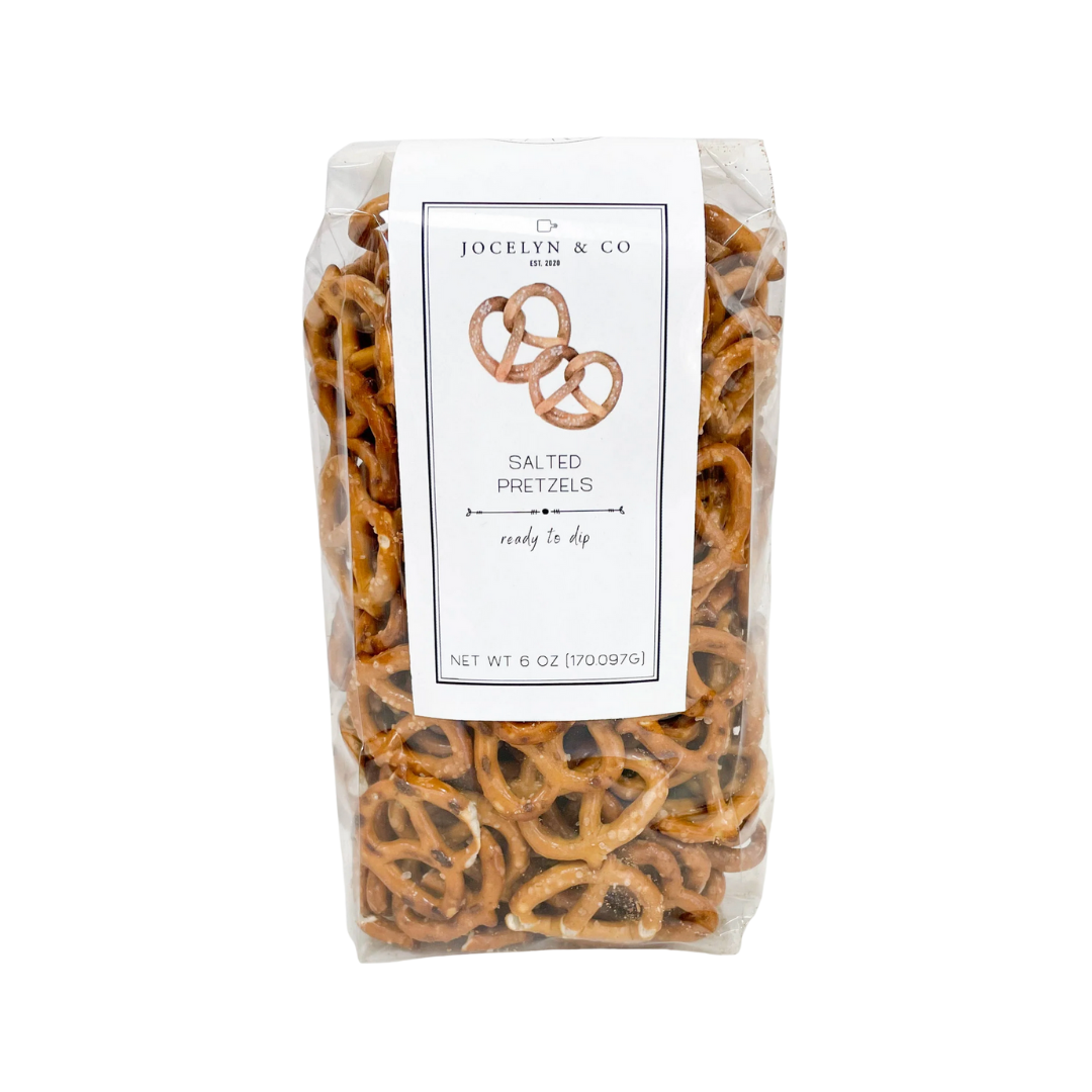 Indulge in artisanal Gourmet Salted Pretzels, a perfect blend of crispy, golden-brown dough and premium sea salt. Elevate your snacking experience with these savory delights available for customization in a Me To You Box.
