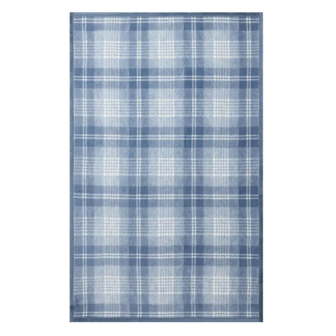 A beautifully crafted blanket measuring 40″ x 60″, showcasing a blend of soft cotton, acrylic, and polyester, ideal for keeping your furry friend and yourself warm and comfortable.