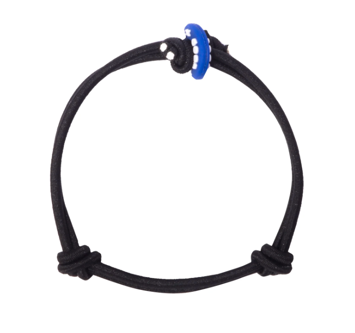 Power symbolized: black, adjustable bracelet by Colors For Good.