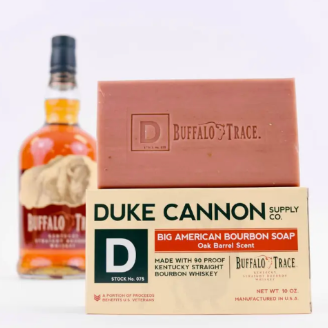 A 10 oz. bar made with Buffalo Trace Bourbon, infused with a robust oak barrel aroma that captures the essence of America's pioneering heritage.