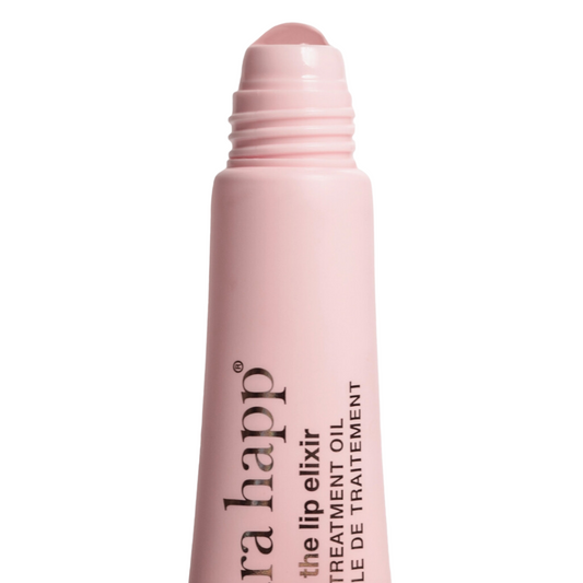 Hydrating and plumping lip oil – Rose quartz rollerball applicator for smooth and youthful-looking lips.