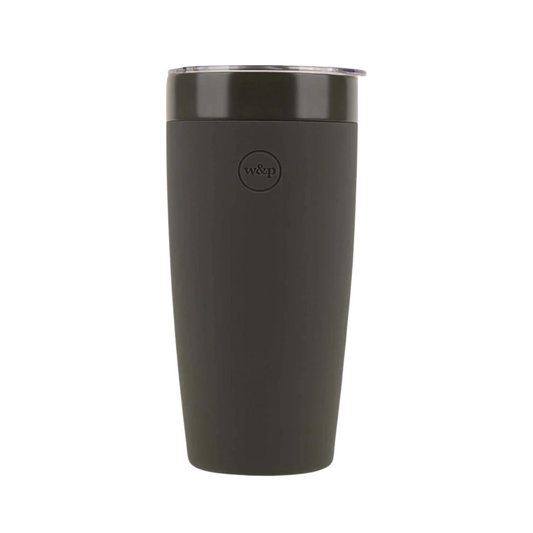 Porter silicone-wrapped ceramic insulated tumbler, a stylish and practical addition to your daily routine. Enjoy hot or cold beverages on the go. Perfect for your customizable Me To You Box.