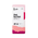 Raaka Pink Sea Salt dark chocolate bar in pink packaging on a white background.
