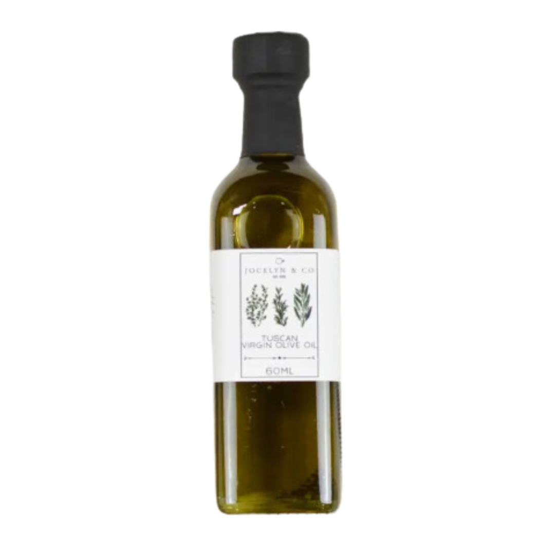 Tuscan extra virgin olive oil in a sleek bottle, featuring a rich, golden hue and labeled for its high-quality, authentic Tuscan flavor, perfect for enhancing your cooking and salads."