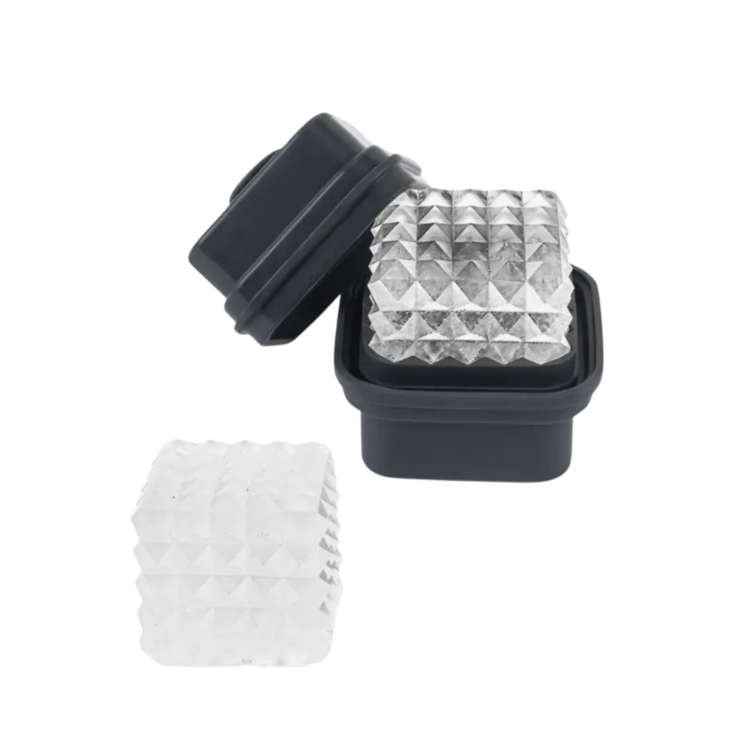 Silicone Prism Cocktail Ice Mold - Effortlessly craft stunning ice prisms for your drinks. Easy to use and a perfect addition to your mixology tools. Available at Me To You Box for personalized gift boxing.