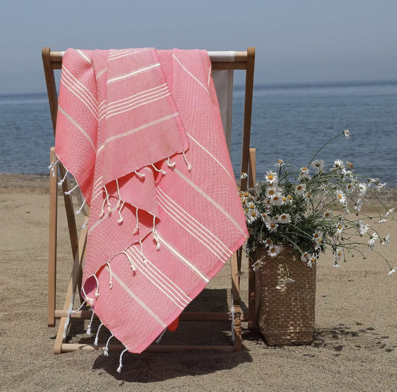 Discover pure comfort with the Peshtemal Pink and White Cotton Towel. Embrace the softness of pure cotton in this stylish piece. Create a custom gift box at Me To You Box and include this towel for a thoughtful and indulgent present.