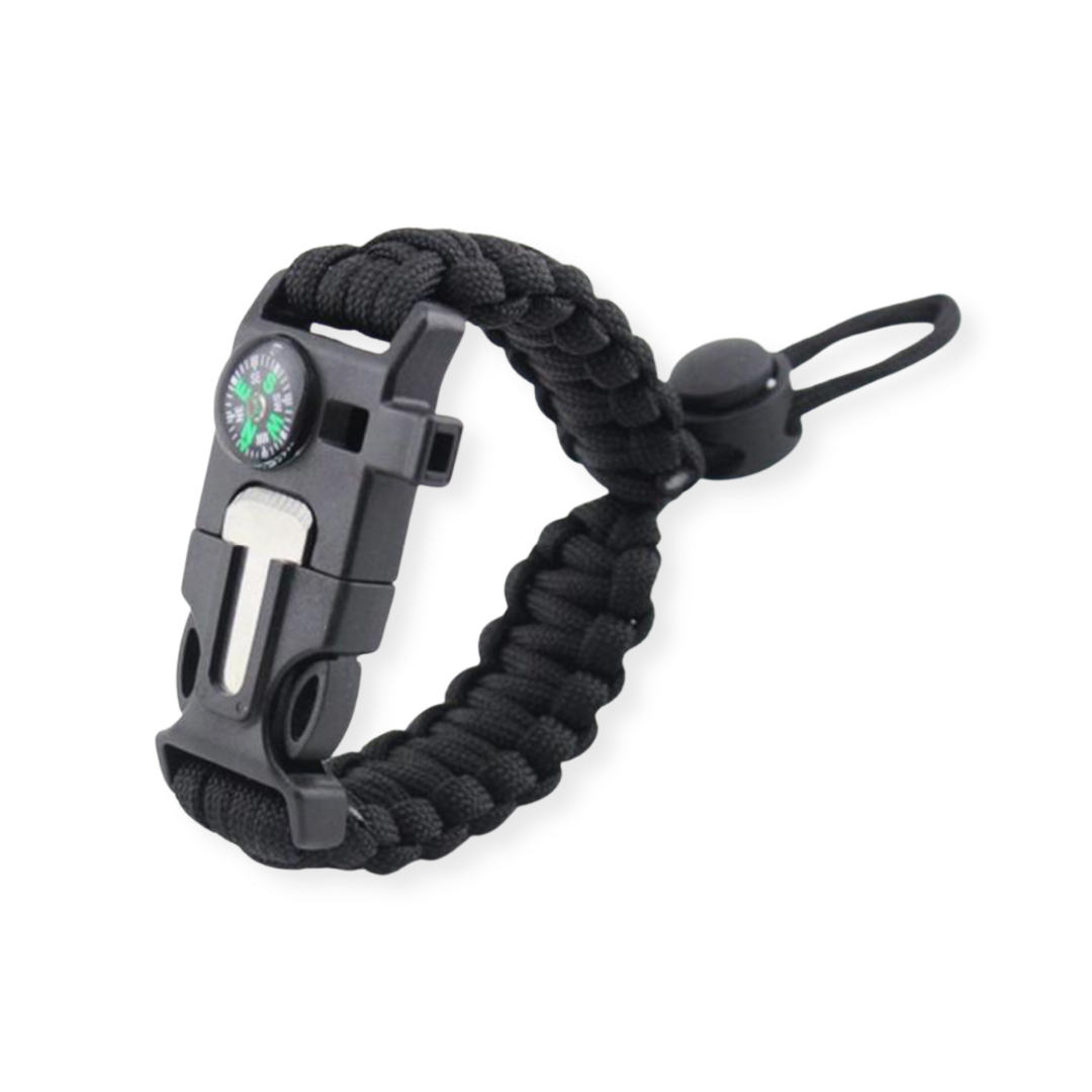 Durable Paracord Survival Bracelet, a versatile accessory for outdoor enthusiasts. Explore its functionality in the Build Your Own Gift Box at Me To You Box.