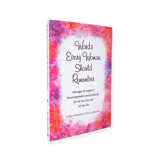 Radiant paperback: 'Words Every Woman Should Remember' – a vibrant spectrum of empowerment and wisdom in every hue.