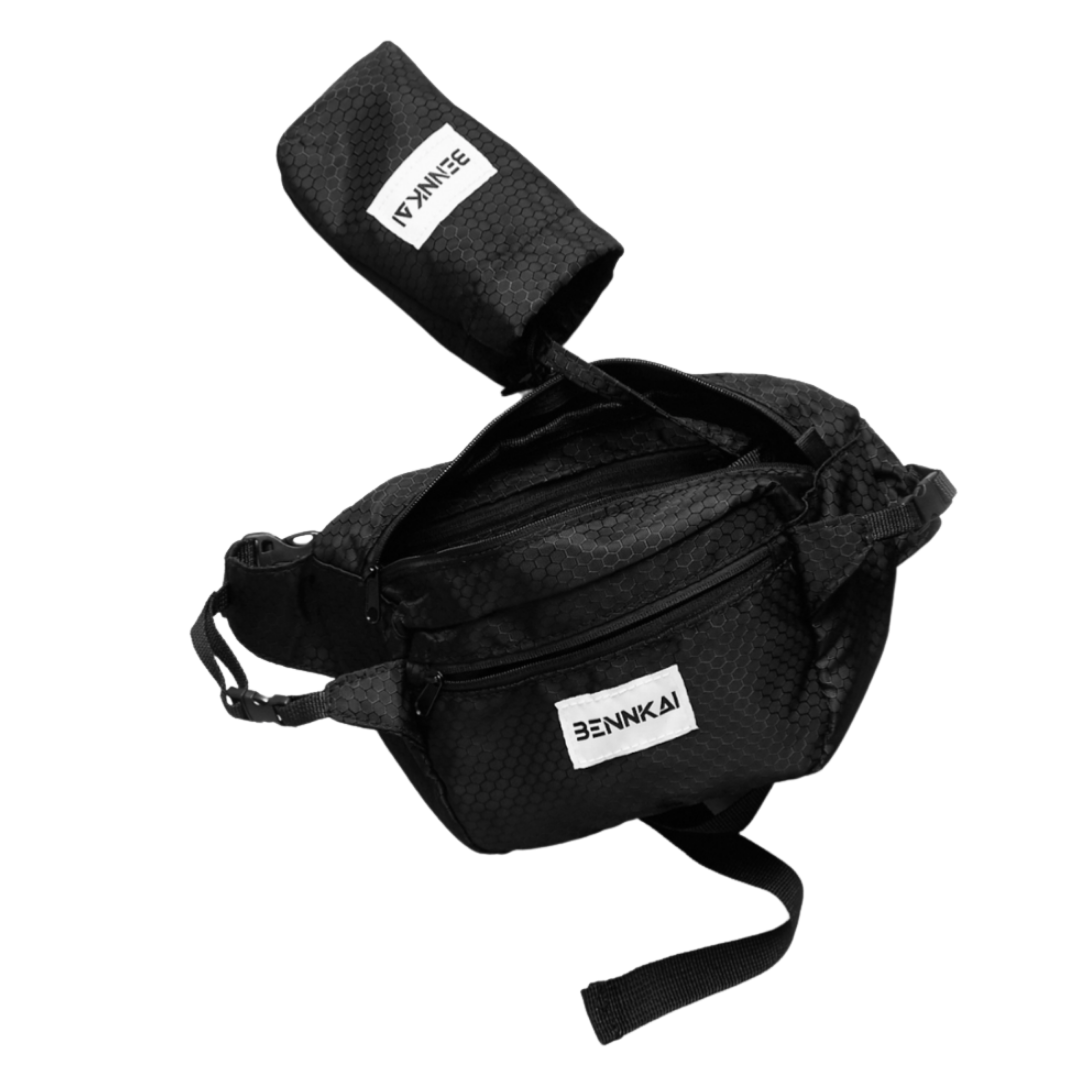 foldable fanny pack with carrying case