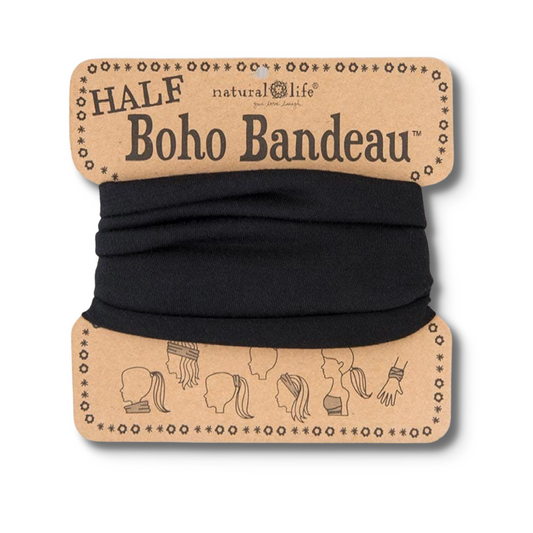 Stylish Black Boho Bandeau, Available at Me To You Box - Elevate Your Look with Our Trendy Headwear Collection!