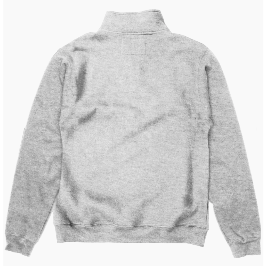 Experience comfort in our men's soft grey long sleeve quarter-zip pull-over, a versatile wardrobe essential. Customize your own gift box with this cozy piece at Me To You Box.