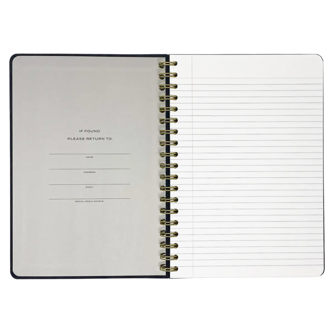 linen notebook