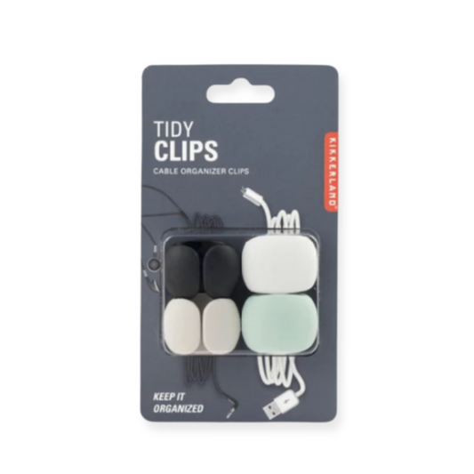 kikkerland tidy cable clips