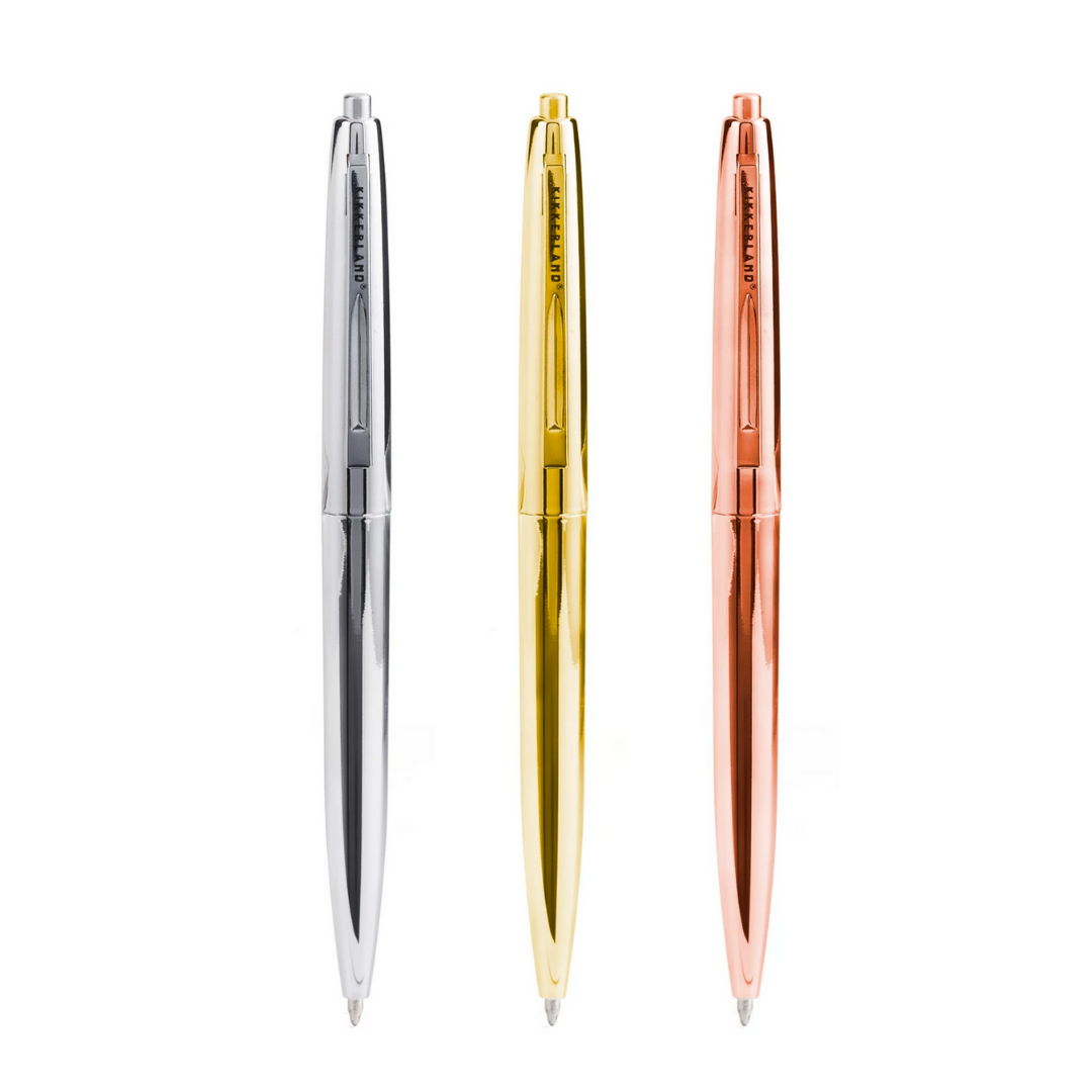 Elegant metal pen set, perfect for gifting. Sleek design and smooth writing experience. Customize your gift box at Me To You Box.