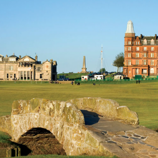 Book on golfing in Scotland