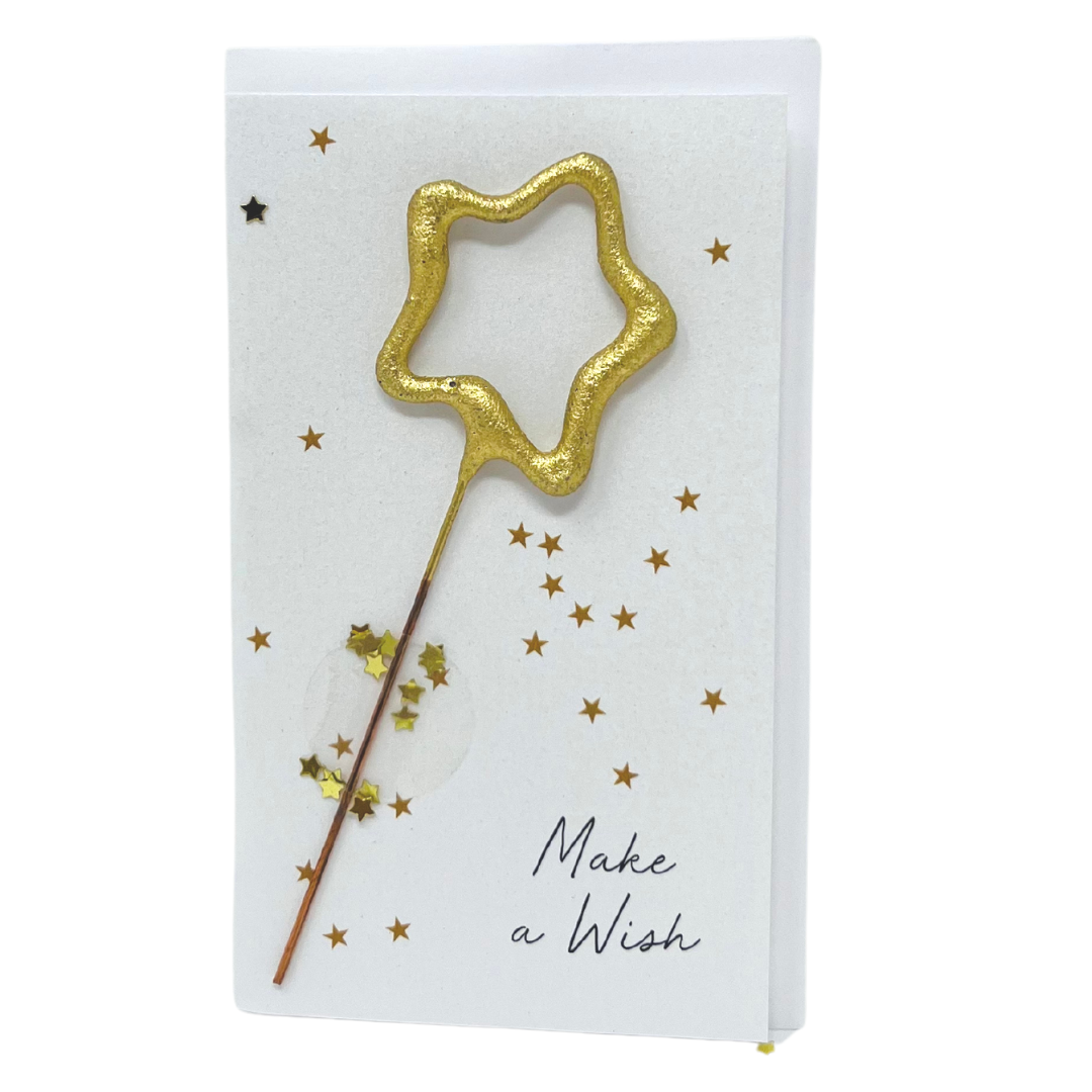 Tops Malibu sparkler birthday card