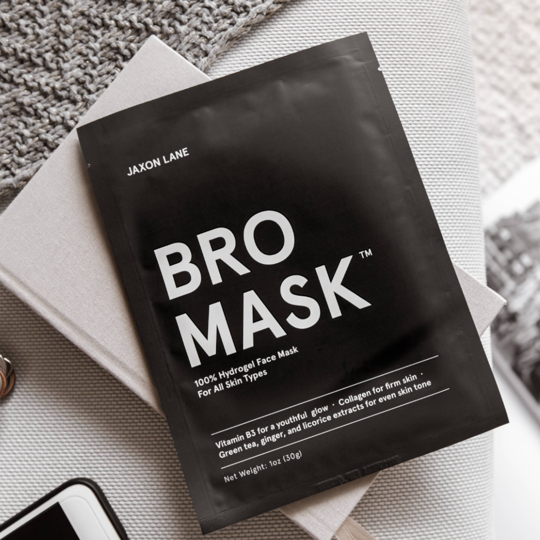 A face mask designed for men! Bro Mask for all skin types to help revitalize skin.