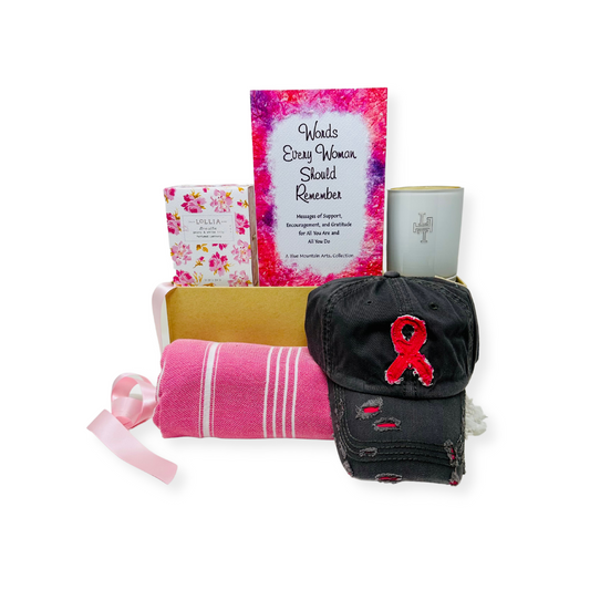 Pink Ribbon Box curated care package