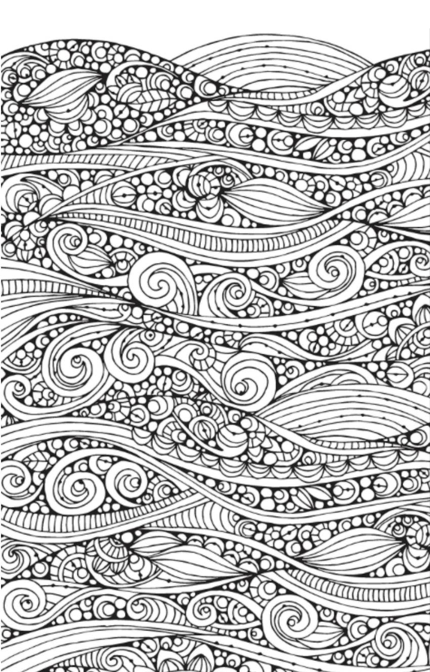 stress relief coloring book