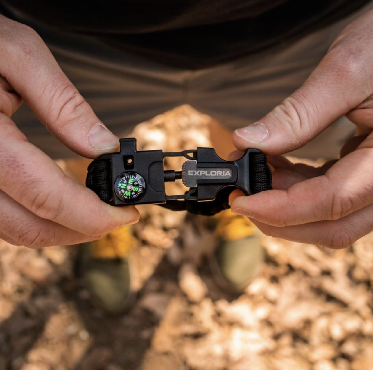 Discover the Paracord Survival Bracelet – a must-have in any adventurer's kit. Customize your perfect gift box at Me To You Box and include this rugged accessory for added utility.