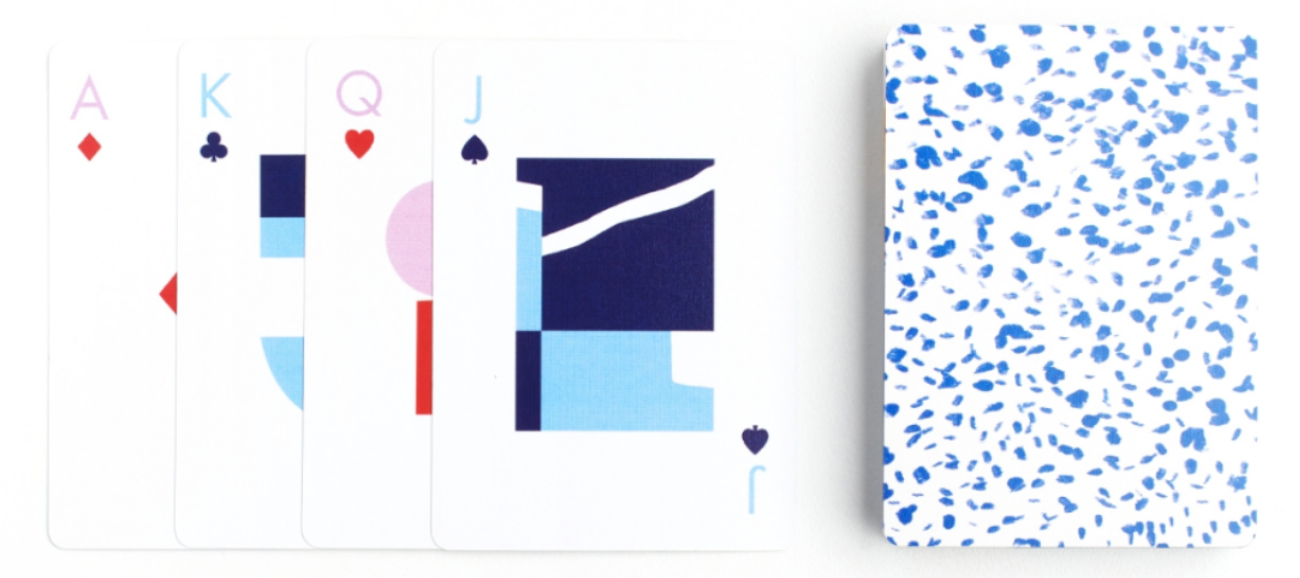 modern style playing cards