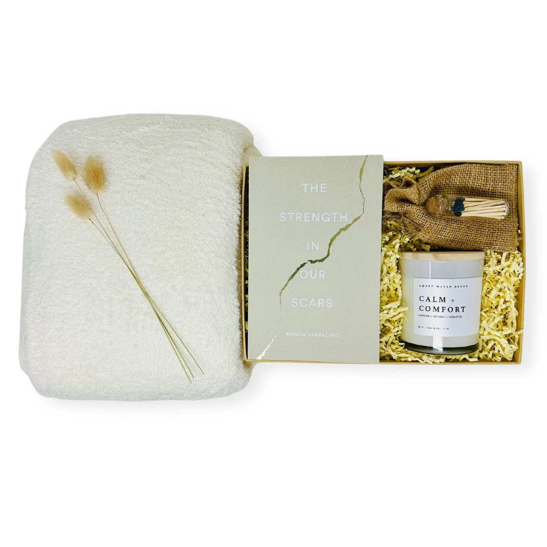 Gentle comfort in Me To You Box's Sympathy collection. Tastefully designed gift box labeled 