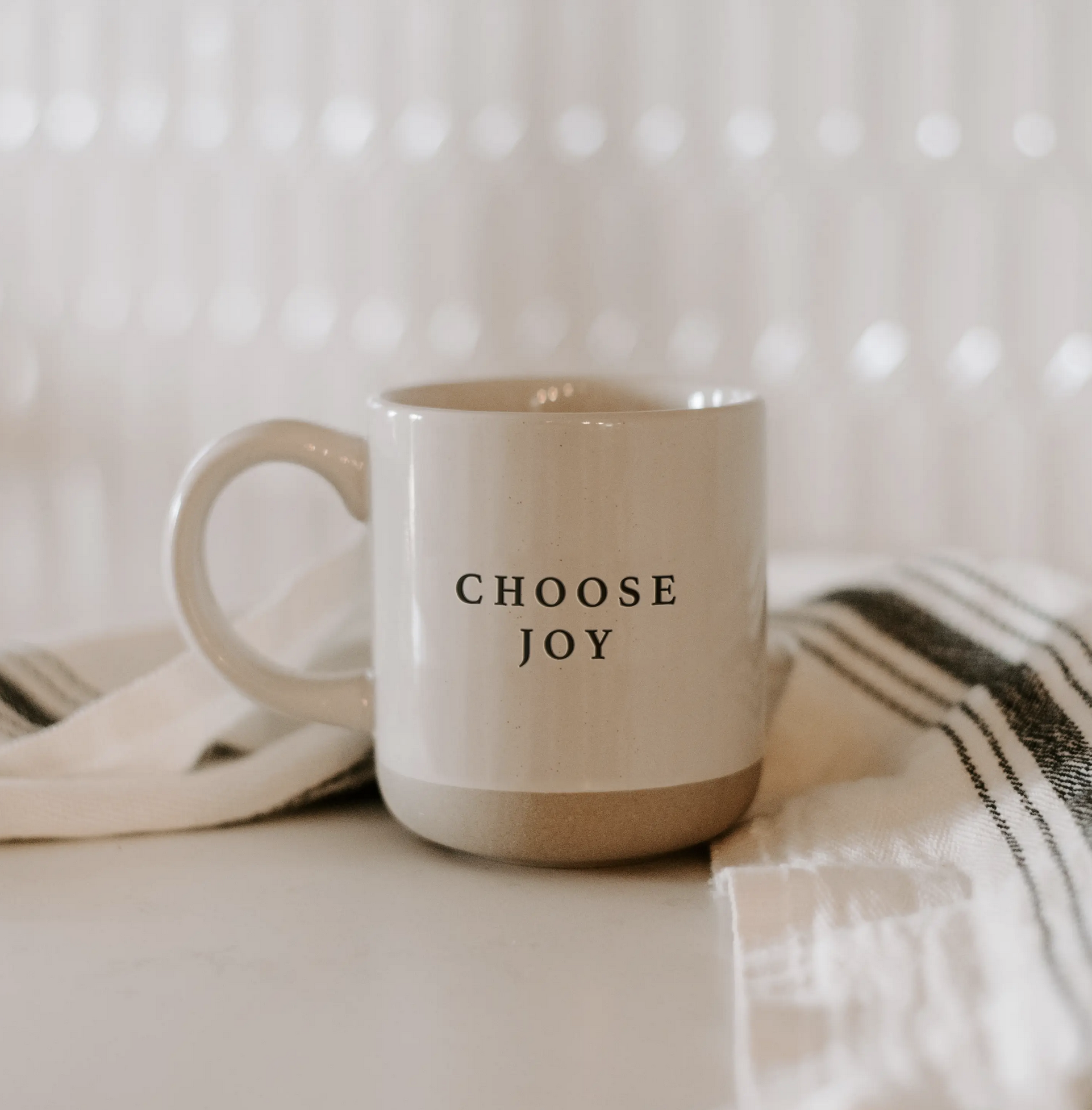 Sweet Water Decor choose joy stoneware mug. Elevate your mornings with the Choose Joy Stoneware Mug, a delightful addition to your daily ritual. Discover bliss in every sip, available now at Me To You Box.
